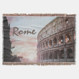 Couverture Architecture antique Rome coucher de soleil ville