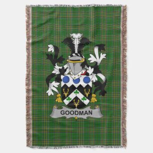 Couverture Armoiries de Goodman Irlandais Family Crest Irland
