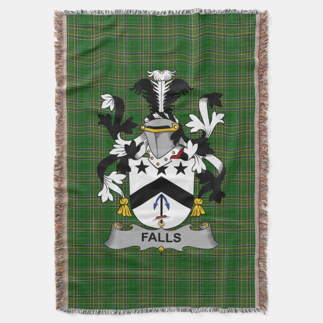 Couverture Armoiries de Irish Falls Family Crest Irlande (devant Vertical)