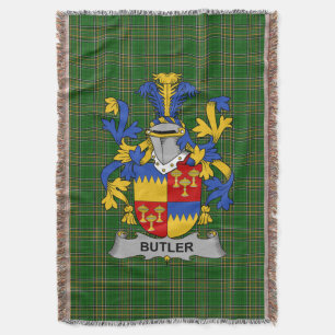 Couverture Armoiries de l'Irlandais Butler Family Crest Irlan