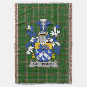 Couverture Armoiries de l'Irlandais Goldsmith Family Crest Ir