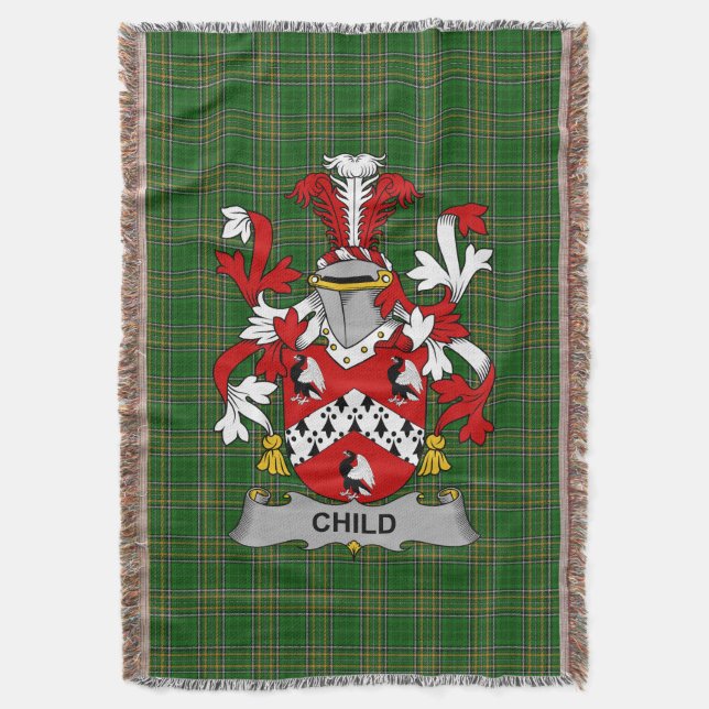 Couverture Armoiries de l'Irlande Famille Crest Irlande (devant Vertical)
