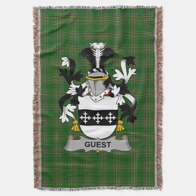 Couverture Armoiries de l'Irlande Famille Crest Irlande (devant Vertical)