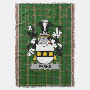 Couverture Armoiries de l'Irlande Parke Family Crest Irlande