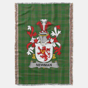 Couverture Armoiries de Newman Irlande Family Crest Irlande