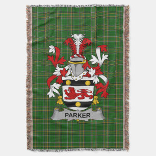 Couverture Armoiries de Parker irlandais Family Crest Irlande