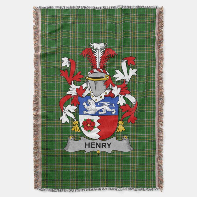 Couverture Armoiries d'Irlandais Henry ou O_Henry Crest de fa (devant Vertical)