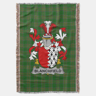 Couverture Armoiries d'Irlande Blanchfield Family Crest Irela