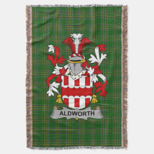 Couverture Armoiries irlandaises Aldworth Family Crest Irland