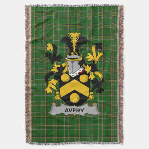 Couverture Armoiries irlandaises Avery Family Crest Irlande