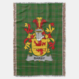 Couverture Armoiries irlandaises Barby Family Crest Irlande