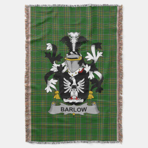 Couverture Armoiries irlandaises Barlow Family Crest Irlande