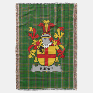 Couverture Armoiries irlandaises Burke Family Crest Irlande