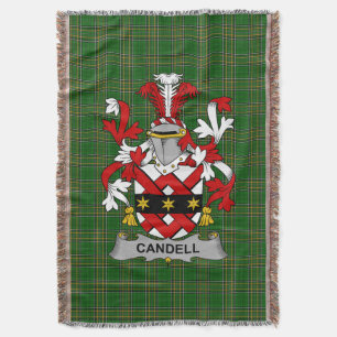 Couverture Armoiries irlandaises Candell Family Crest Irlande