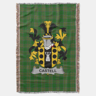 Couverture Armoiries irlandaises Castell Family Crest Irlande