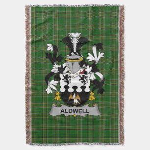 Couverture Armoiries irlandaises d'Aldwell Family Crest Irlan