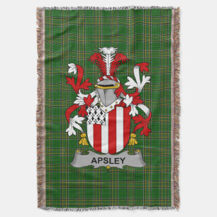 Couverture Armoiries irlandaises d'Apsley Family Crest Irland
