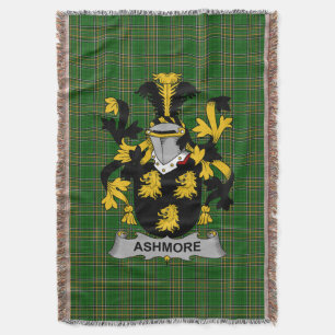 Couverture Armoiries irlandaises d'Ashmore Family Crest Irlan
