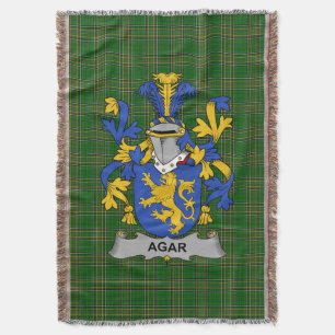 Couverture Armoiries irlandaises de Agar Family Crest Irlande