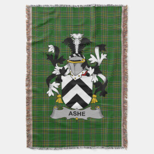 Couverture Armoiries irlandaises de Ashe Family Crest Irlande