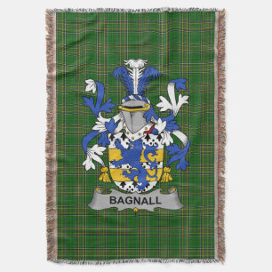 Couverture Armoiries irlandaises de Bagnall Family Crest Irla