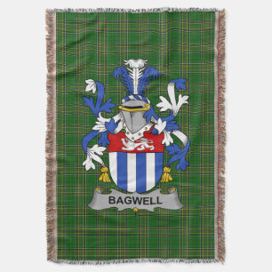 Couverture Armoiries irlandaises de Bagwell Family Crest Irla