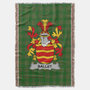 Couverture Armoiries irlandaises de Ballet Family Crest Irlan