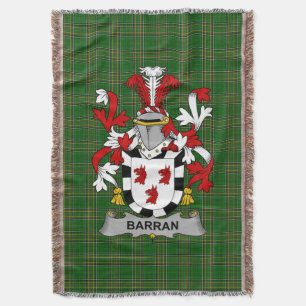 Couverture Armoiries irlandaises de Barran Family Crest Irlan