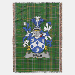 Couverture Armoiries irlandaises de Birch Family Crest Irland