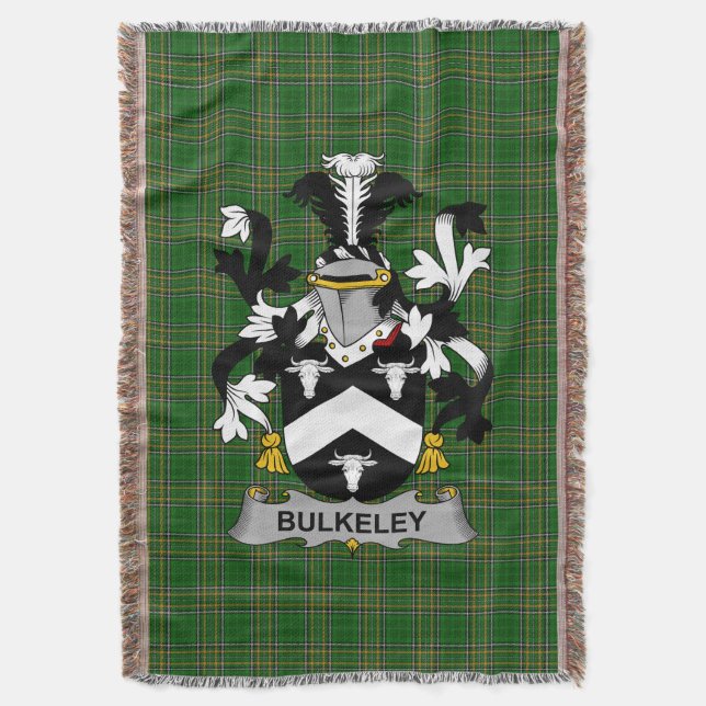 Couverture Armoiries irlandaises de Bulkeley Family Crest Irl (devant Vertical)