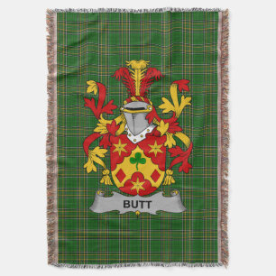Couverture Armoiries irlandaises de Butt Family Crest Irlande