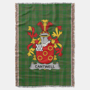 Couverture Armoiries irlandaises de Cantwell Family Crest Irl