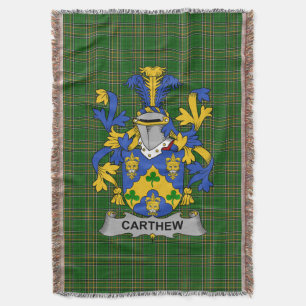 Couverture Armoiries irlandaises de Carthew Family Crest Irla