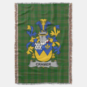Couverture Armoiries irlandaises de Cramer Family Crest Irlan