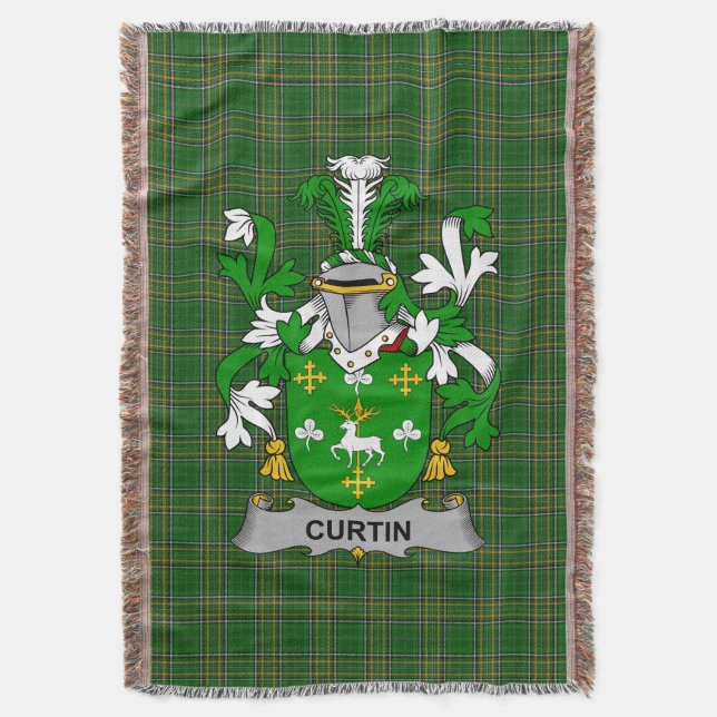 Couverture Armoiries irlandaises de Curtin ou McCurtin (devant Vertical)