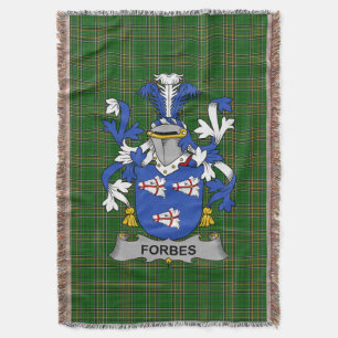 Couverture Armoiries irlandaises de Forbes Famille Crest Irla