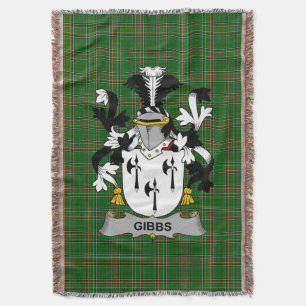 Couverture Armoiries irlandaises de Gibbs Family Crest Irland