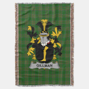 Couverture Armoiries irlandaises de Gillman Family Crest Irla