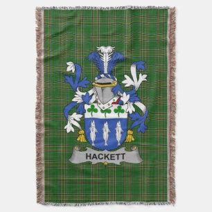 Couverture Armoiries irlandaises de Hackett Family Crest Irla