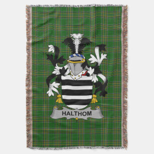 Couverture Armoiries irlandaises de Halthom Family Crest Irla