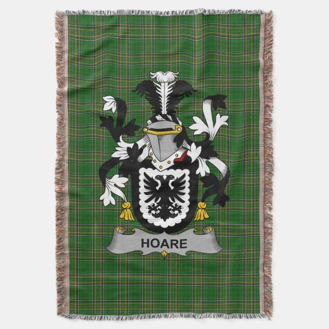 Couverture Armoiries irlandaises de Hoare Family Crest Irland (devant Vertical)