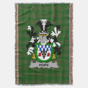 Couverture Armoiries irlandaises de Hope Family Crest Irlande