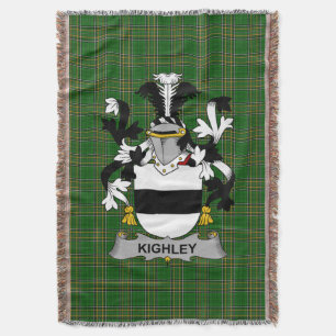 Couverture Armoiries irlandaises de Kighley Family Crest Irla