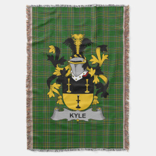 Couverture Armoiries irlandaises de Kyle Family Crest Irlande