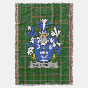 Couverture Armoiries irlandaises de McDonnell Family Crest Ir