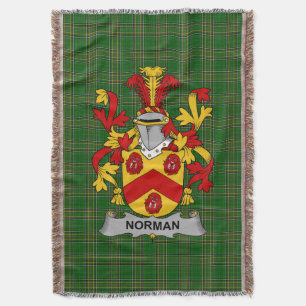 Couverture Armoiries irlandaises de Norman Family Crest Irlan
