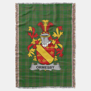 Couverture Armoiries irlandaises de Ormesby Family Crest Irla