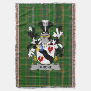 Couverture Armoiries irlandaises de Quicke Family Crest Irlan