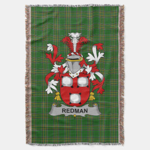 Couverture Armoiries irlandaises de Redman Family Crest Irlan
