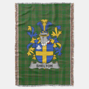 Couverture Armoiries irlandaises de Shelton Family Crest Irla